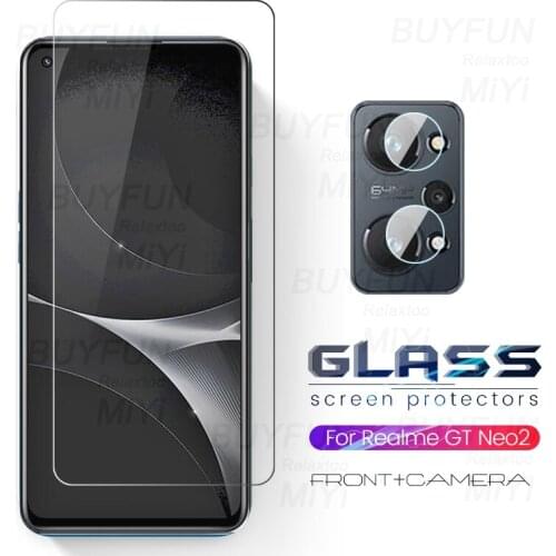 Realmi gt neo2 glass 1-to-3 camera protective glass for realme realmy gt neo 2 2021 5g 6.62'' phone screen protectors film cover