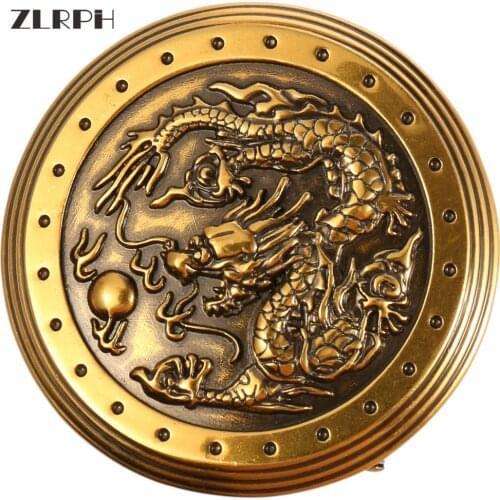 ZLRPH Luxury Metal Cool Belt Buckles For Man Western Fashion Buckle Cowboys Cowgirls Paracord Buckle Men Accessories dragon