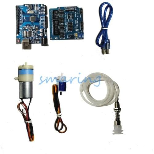 1Sets Motor Servo Micro Vacuum Pump with PWN Electronic Switch Three-way Electronic Valve
