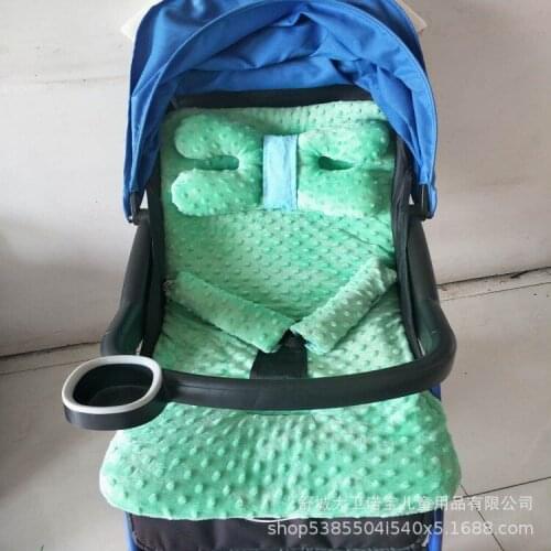 2019 Stroller Pad Seat Warm Cushion Pad Mattresses Pillow Cover Child Carriage Cart Thicken Pad Trolley Chair Cushion Baby Print