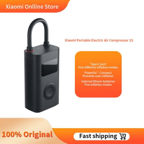 MI Portable Electric Air Compressor Mijia Inflator Mini Smart Digital Tire Pressure Sensor Air Pump For Bicycle Motorcycle Car
