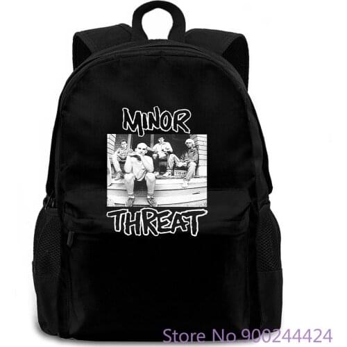 Minor Threat Salad Days 1985 Compilation Album Cover - Hardcore Punk Hip-Hop Simple Splicing women men backpack laptop