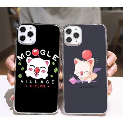 Final Fantasy Moogle verse Phone Case Transparent soft For iphone 5 5s 5c se 6 6s 7 8 11 12 plus mini x xs xr pro max