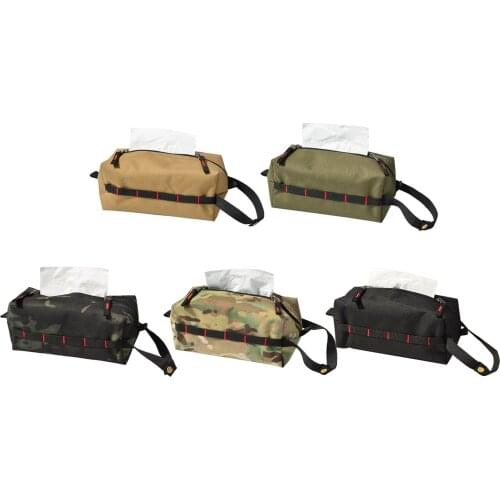 Tissue Box Holder Waterproof Napkin Paper Tissue Storage Bag Toilet Paper Holder for Outdoor Camping Cloth Storage Bag