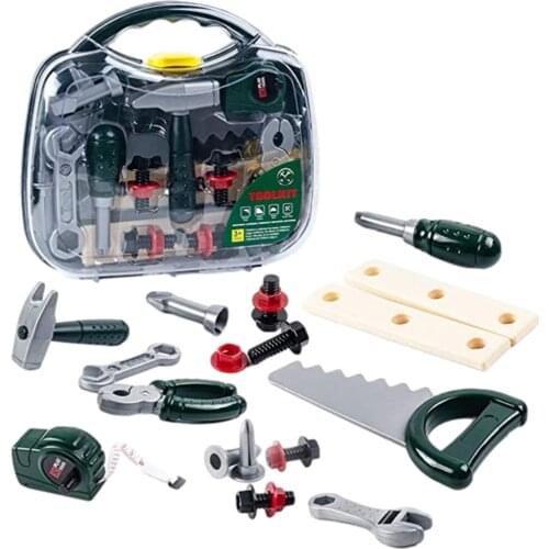 Kids Toolbox Kit Educational Toys Simulation Repair Tools Toys Drill Plastic Game Learning Engineering Puzzle Toys Gifts For Boy
