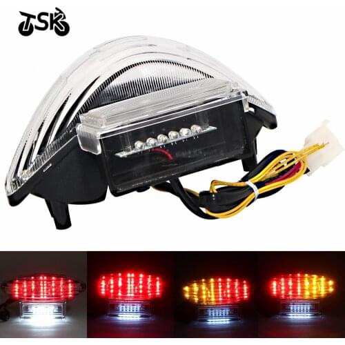 For Suzuki Hayabusa GSX1300R Katana GSX600F GSX750F Tail Light Brake Turn Signal Integrated LED Motorcycle Accessories