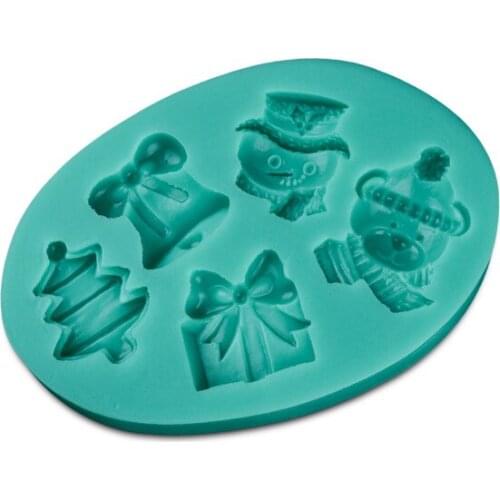 Hot New Arrival Wholesale Silicone Cake Mold Christmas Gift Fondant Cake Decorating Tools Silicone Bakeware D231