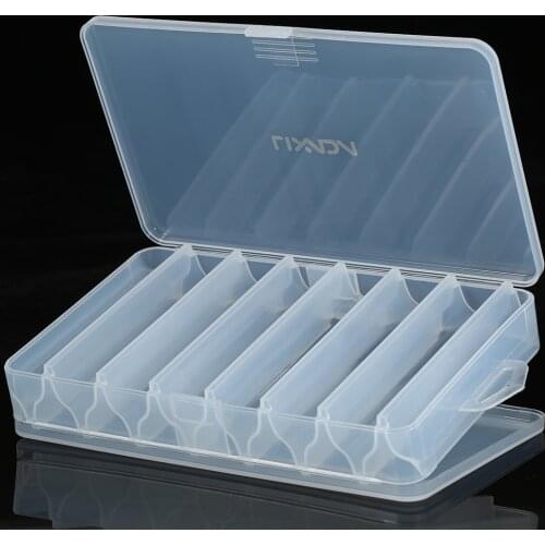 Lixada Fishing Tackle Box Bait Lure Hooks Box Bait Storage Case 14 Compartment Fishing Tool Tackle Sorting Box for Pesca