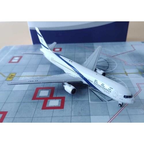 1:400 Scale B767-300ER El Al Air Israel Airlines 4X-EAJ Alloy Aircraft Plane Airliner W landing gear Display Adult Collection