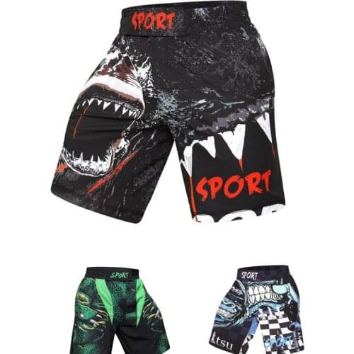 2020 new mens professional sports shorts running pants MMA boxing shorts breathable and quick-drying fitness table tennis short