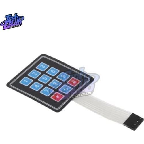New 4 12 16 20 Key 4*4 Membrane Switch Keypad 1x4 3x4 4x4 4*5 Matrix Array Matrix keyboard for arduino smart car