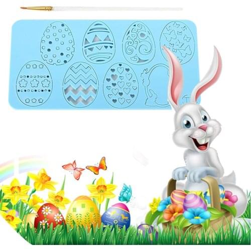 Easter Egg Embossed Cutter Cookie Cutter Mold Cookie Stamp For Fondant Biscuits Cake Decorating Tool