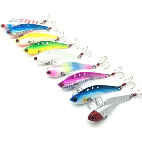 13G/18G/25G/30G Vibration Metal VIB Fishing Spoon Lure Lead Fish Crankbait Bass Fishing Blade Sinking Hard Lure
