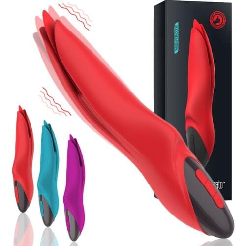 Sex Toys for Woman Tongue Licking Vibrator Nipple Massager Magic Wand 7 Mode Clitoris Stimulator Female Masturbator Erotic Stick