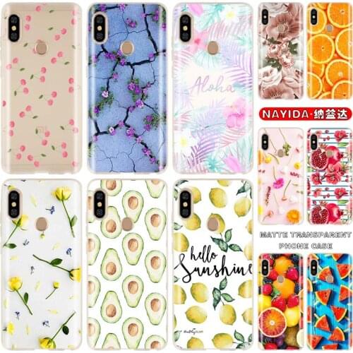 Soft Case for xiaomi redmi 9a 6A 7A 8A 6Pro note 9 8 7 6 5 Pro 9s 8T Fashion Cover muchas flores y frutas funda Fundas