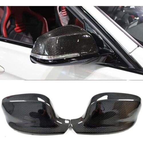 Carbon Fiber Car Side Door View Mirrors Replacment Cover For BMW X1 E84