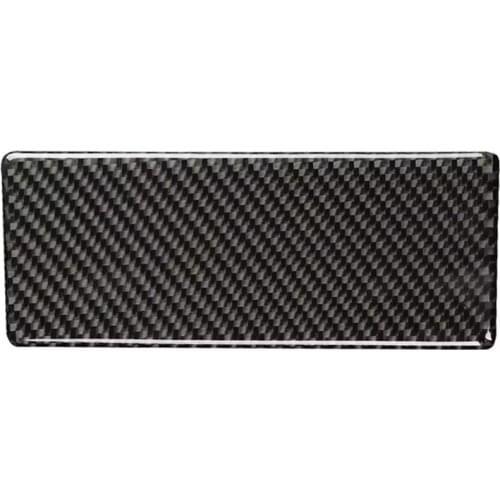 Sticker for Infiniti Q50 Q60 13-19 Rear Seat Ashtray Panel Decoration Cover Trim Carbon Fiber Car Interior Accessories