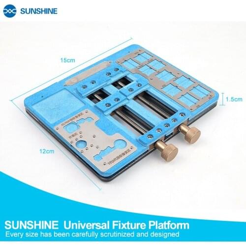 SUNSHINE 2020 SS-601J upgrade mainboard fixture for iPhone fingerprint repair PCB bracket Logicboard welding repair