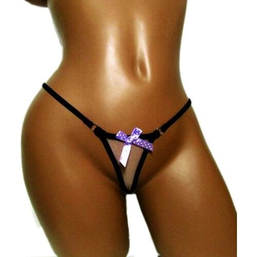 Candy Cherries Girl Thong Sexy Panties Womens Y Back Underpants Seamless Temptation Underwear Lady Bow Briefs Sex GString Tanga