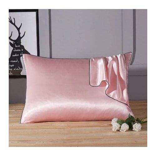 1/2pcs Silk Pillowcases Mulberry Pillow Case without Zipper for Hair and Skin Hypoallergenic poszewki na poduszki 48x74cm