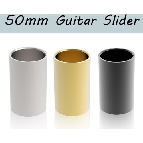 1PC Electric Guitar String Slide Steel Finger Tube Knuckle Length 50mm