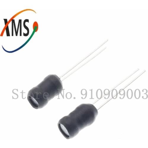10pcs Unshielded Wirewound DIP power Inductor 0608(6*8mm) 150uH 220uH 330uH 470uH 1mH 2.2mH 3.3mH 4.7mH 10mH I-shaped inductance