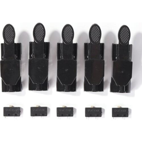 10pcs High Sensitivity Tig Switch Trigger With Micro Argon Arc Welding Plasma Torch Shell Welder Cutter Machine Tool Accessory