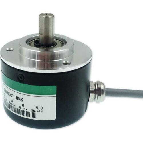 2000 Pulse Incremental Photoelectric Rotary Encoder ZSP5208 Counter 8mm Solid Axis Encoder