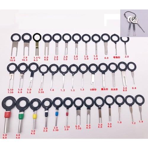 41pcs Terminal Puller Car Repair Terminal Pin Puller Disassembly Tool Kit