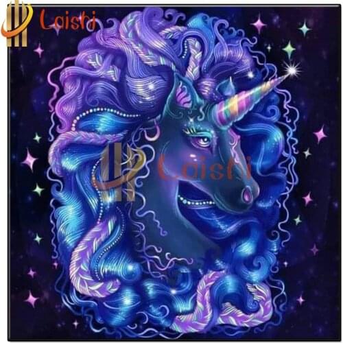 5d home decoration Animal, fantasy unicorn diamond painting full drill square round diamond embroidery diamond art cross stitch