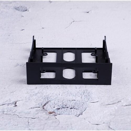 Case Adapter Mounting Bracket USB Hub Floppy Harddisk Boxs 1pcs Black Professional 3.5'' To 5.25'' Drive Bay Computer