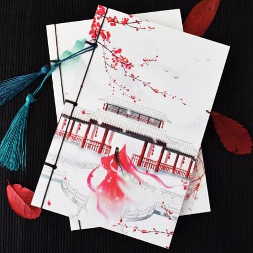Retro Diary Planner Notebook and Journal with Tassel DIY Sketchbook for Drawing School Notepad Office Supplies Stationery Kawaii