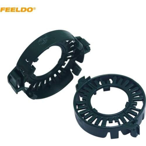 FEELDO 2x Auto HID Xenon Bulb D1 Holder Base Adapter Car D1 HID Bulb Bracket Retainers Plastic Sockets #5564