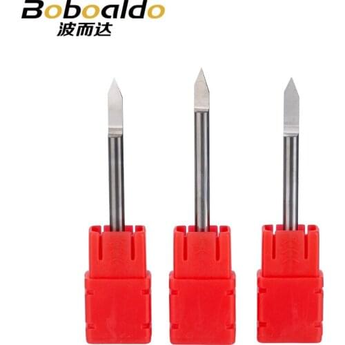 2pc/set 3.175mm Engraving Bits end mill CNC Router Bit TOP Quality degree 20 25 30 40 60 90 milling cutter Machine Accessories