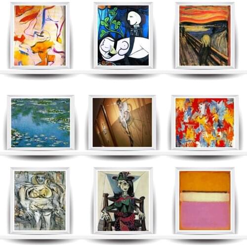 Oil Painting Classical Picture Poster Canvas Print Painting Wall Art Living Room Home Decoration