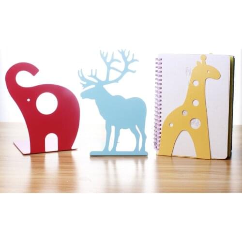 Creative book stand giraffe two pieces of book by students office desk books to store elk bookend stationery