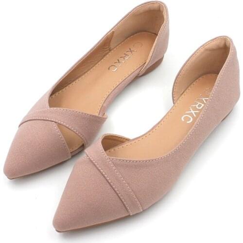 New 2020 Fashion Casual Flat Shoes Woman New Summer Breathable Comfortable Soft-soled Shoes Pointed Toe Shallow Flat Women Shoes