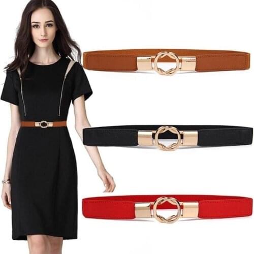 New Arrival Women Skinny Vintage Buckle Waist Belt Stretch Corset Waistband belt for woman