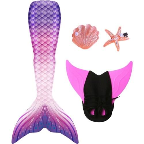 NEW Adult Kids Mermaid Tails With Monofin Swimsuit for Girls Women Bikini Bathing Costume