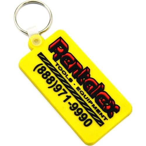 OneBandaHouse Custom shaped soft pvc keychain