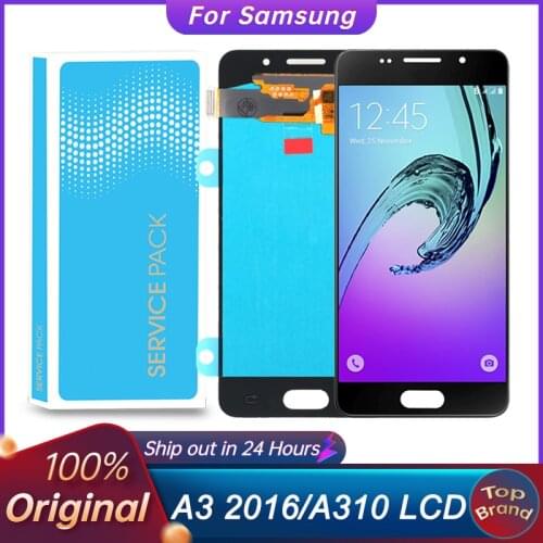 4.7'' Original LCD Replacement For SAMSUNG Galaxy A3 2016 A310 A310F A310M A310F/DS A3100 LCD Display Touch Screen Digitizer