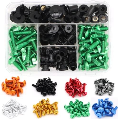 Fit For Kawasaki Ninja 125 250 EX250 Ninja 250 300 EX300 Complete Full Fairing Kit Rubber Nut Speed Nuts Clips Windshield Bolt