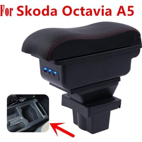 For Skoda Octavia A5 armrest box