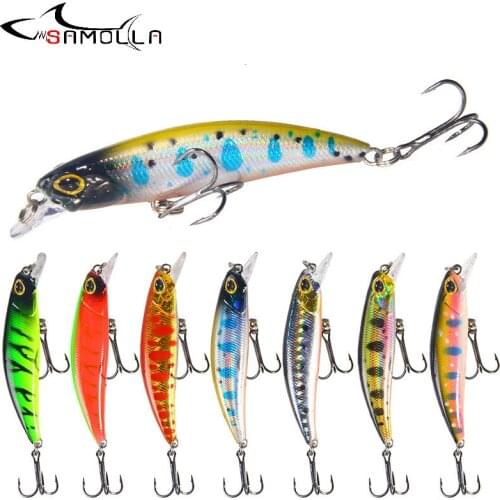 Minnow Fishing Lures 2019 Slowly Sinking Bait Weights 4gArticulos De Pesca Isca Artificial Fake Fish Swim Bait Bass Fishing Lure