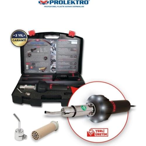 230V 1650W Prolek 9000 with Led Light Hot Air Gun Plastic Welding Repair Machine Car Buffer SET