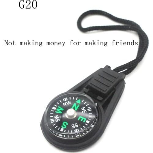 1 pc Mini Zipper Pull Compass Backpack Bag Strap Charm Sport