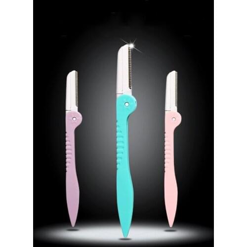 1Pcs Face Eyebrow Trimmer Blades Shaver Knife Blade Perfect Eye Brow Shaping Face Razor Hair Remover Tool for Women Makeup