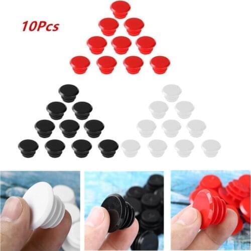 10Pcs MTB Mountain Bicycle Road Bike Cycling BMX Plastic Handlebar Grips Plug Handle Cycling Grip Bar Ends Stoppers Accessories