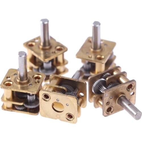 5Pcs All Metal Gear Reducer N20 Reduction Gearbox Reduction Ratio 210:1 DIY N20 Geared Motor