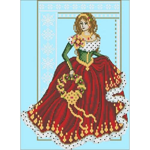Mrs. Claus patterns Counted Cross Stitch 11CT 14CT DIYChinese Cross Stitch Kits Embroidery Needlework Sets